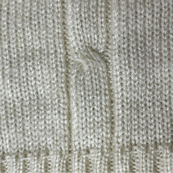 Vintage Troy Hill Sweater Vest 80s/90s Mens Cableknit Fishermen Preppy Grampa L - Picture 8 of 8